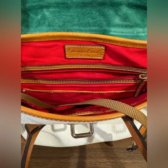 Dooney & Bourke Elisa Pebble Leather Satchel - Picture 7 of 8